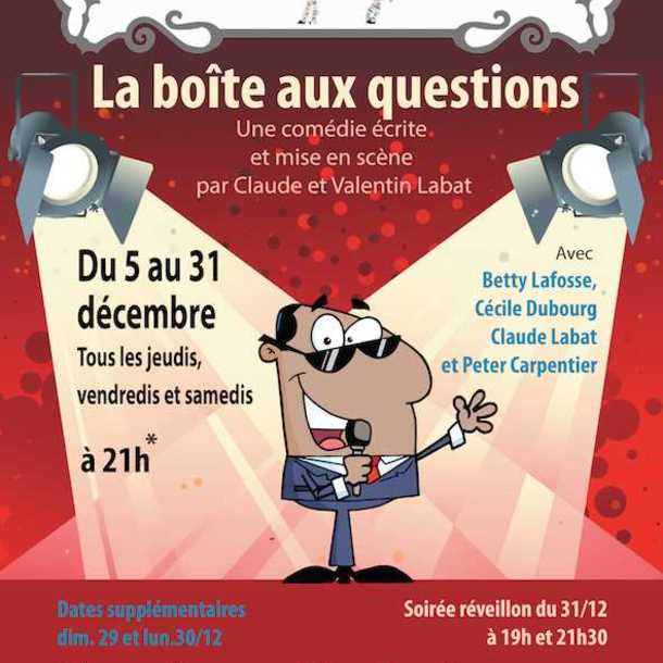 THÉÂTRE La boîte aux questions.